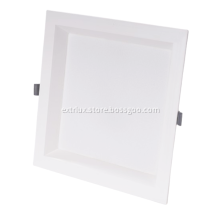 LED Plastic Recessed Anti-glare Square Downlight 24W